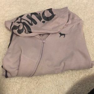 Pink Victoria’s Secret hoodie
